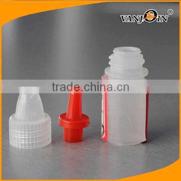 5ml Portable Eye Dropper Bottles with Red Child Safety Dropper Lids
