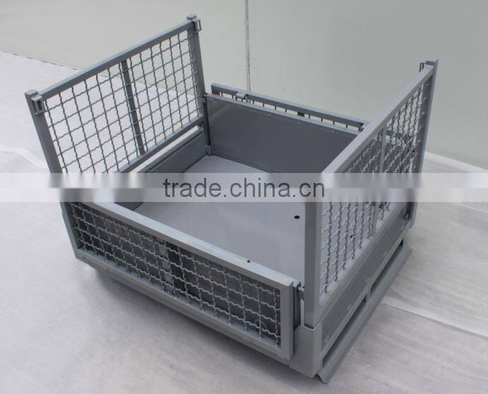 wire container&roll container storage cage