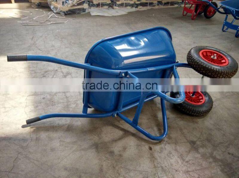 manufacturer of double wheels wheelbarrow 97L