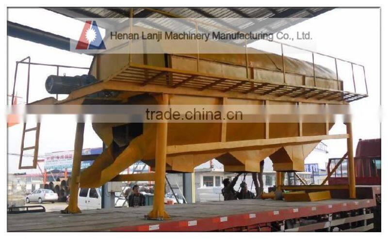 Rotary drum sifter for gold ore washing plant