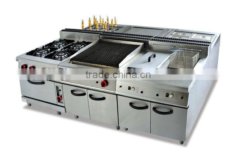 stainless steel Electric Lava Rock Grill with Cabinet(EB-889)