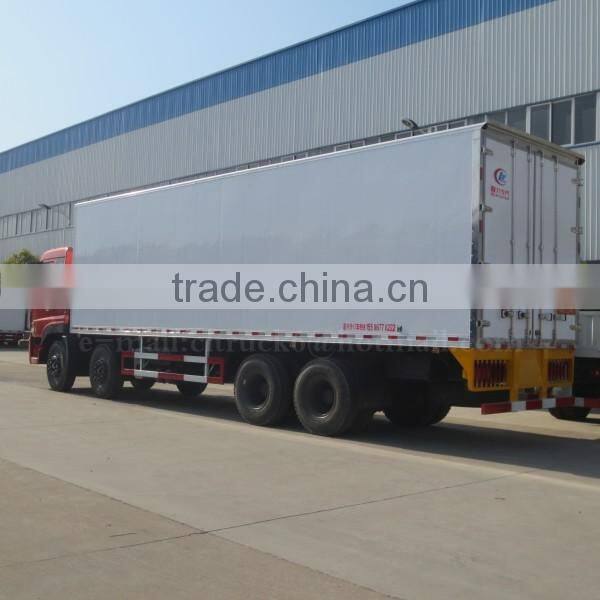 315hp DONGFENG 8*4 Refrigerated Truck 40 ton
