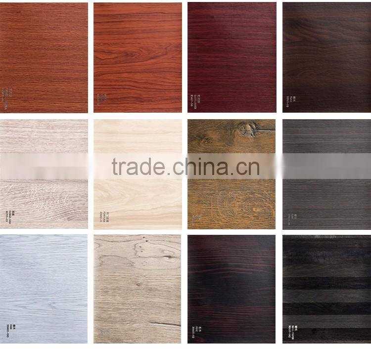 Hot sales flooring pvc wood grain decorative laminated film self adhesive wallpaper