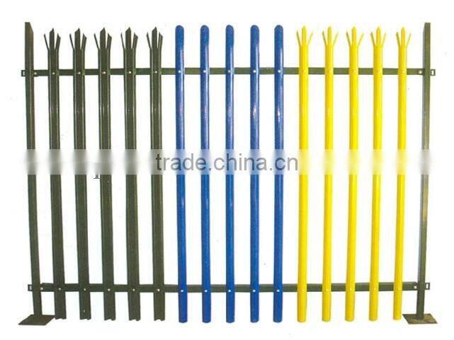 Hot dip galvanized Palisade Fence