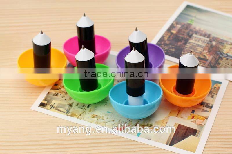 Advertising mushroom ball pen/printing own logo plastic ball pen/promotion ball pen