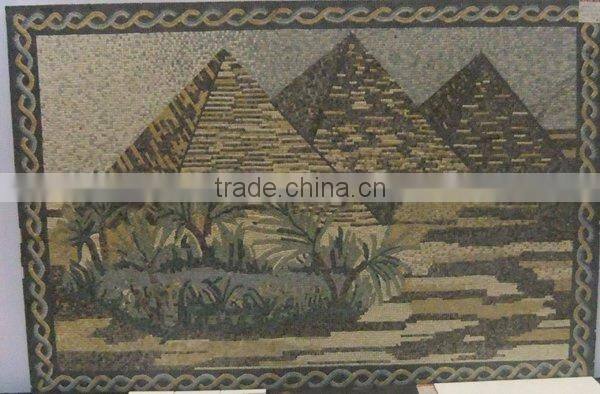 Water jet marble Mosaic Art pattern