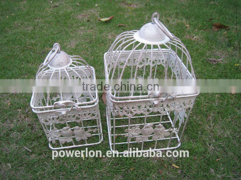 Europe and America Classic style S/2 Bird Cage for Wedding Antique white color