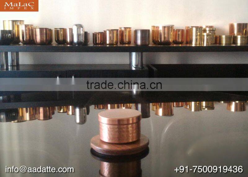 Custom made private label candle holder candle jar with lid