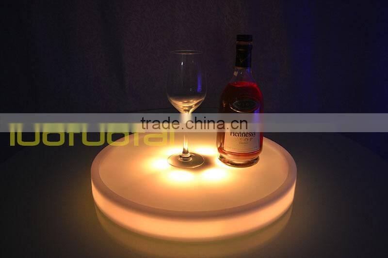2015 New design Wine Glass Holder Tray Bar Serving Tray Led Bar Tray LTT-WB08C
