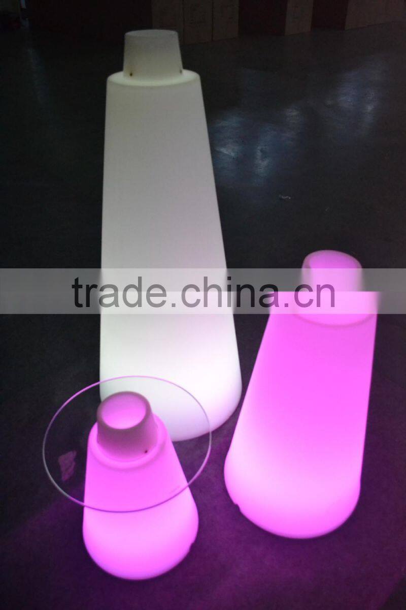 RGBW color change 24 keys remote control led lighted up furniture/light up table