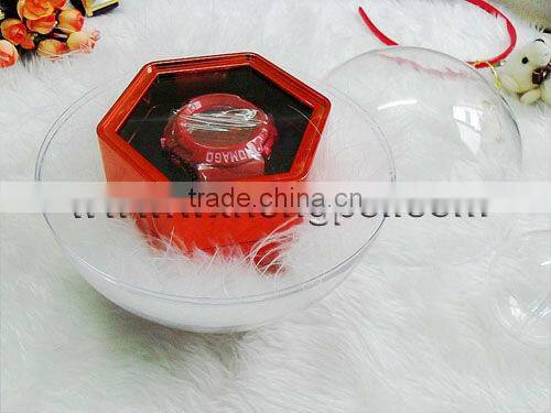 Clear Plastic Christmas Gift Ball Adorn Transparent Plastic Christmas Ball