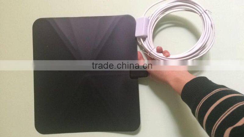 Newest Digital indoor tv Antenna with amplifier gain 25-30 db Hot Indoor tv antenna