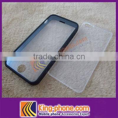 2016 Hot Sale ! Clear Hard PC & TPU Back Cover Case For iPhone 5,tpu pc case