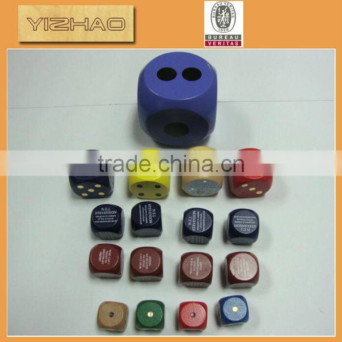 Wholesale Colorful Wooden Custom Dice,rc construction toy trucks excavator
