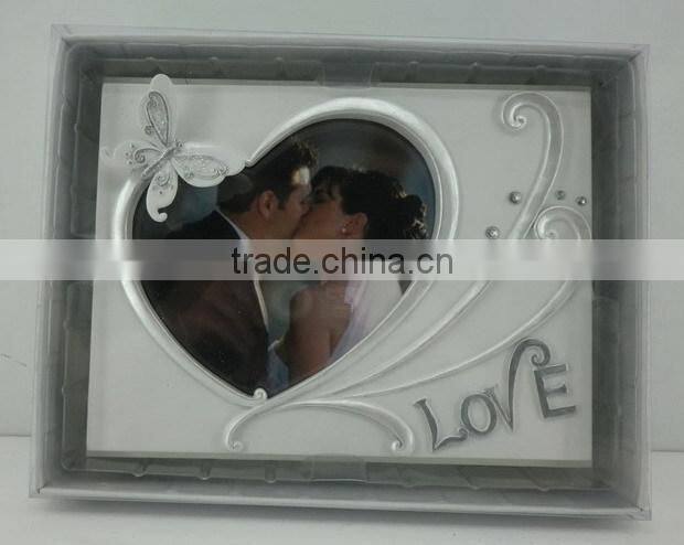 2014 new design resin leaveland photo frame