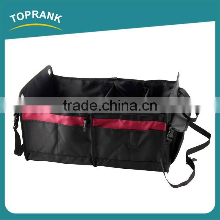 New multipurpose car boot organizer bag nonwoven folding car trunk organizer