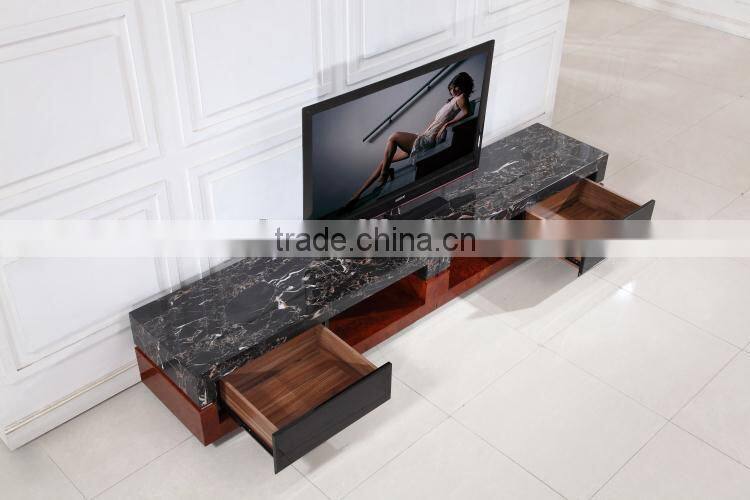 luxury furniture modern italian marble travertine tv stand