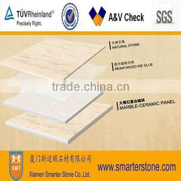 Superior China White Composite Marble Tile