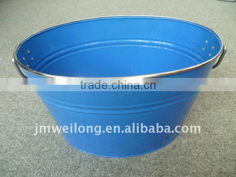 Party tub with Stainless Steel Rim