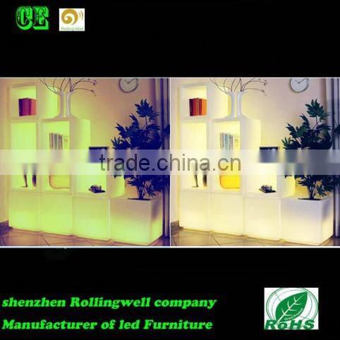 Remote control RGB Illuminated Plastic led furniture lighting