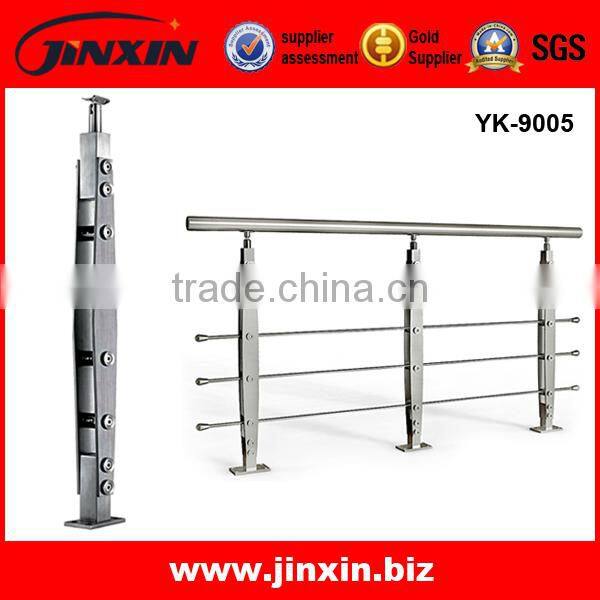 Stainless Steel Outdoor Balcony Railing Bar Railing Balustrade (YK-9005)