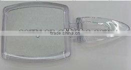 Plastic Small square Folding Swivel stand table mirror