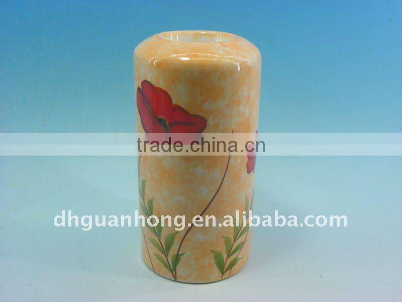 Round Ceramic Candle Holder