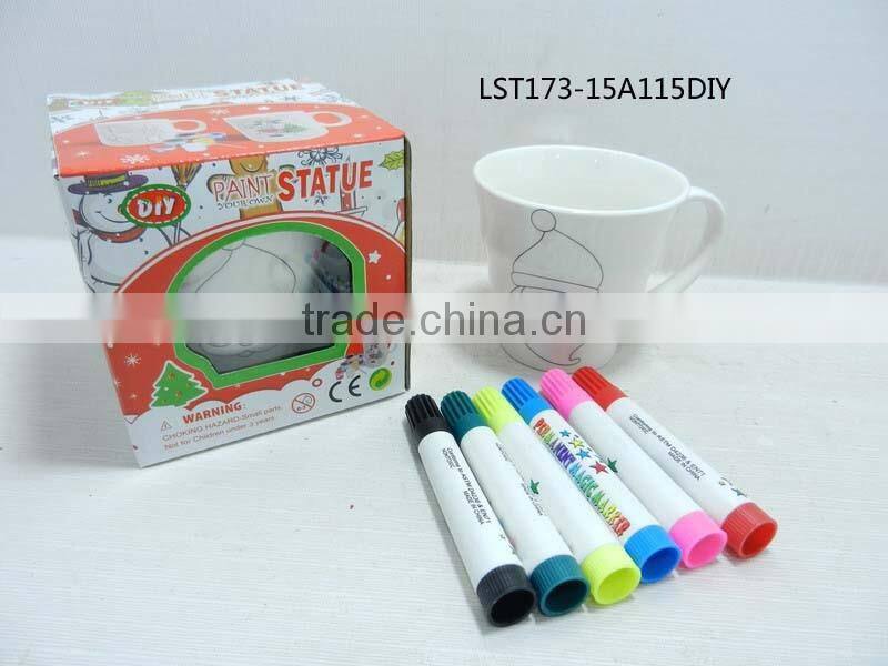 ceramic christmas diy paint design mug