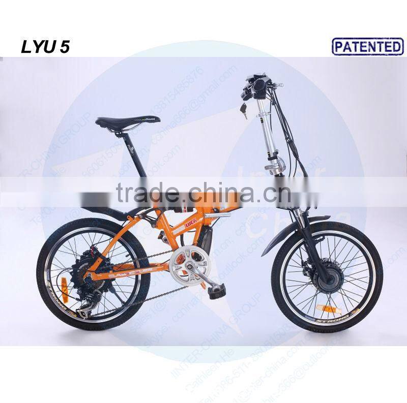 20inch Fashion Electric bike; foldable E Bike; with Lithium battery ; For ladies;