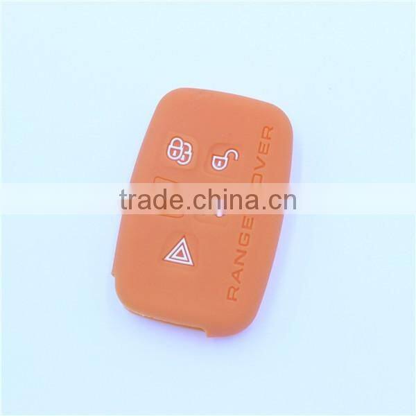 Silicone Car Key Skin Cover fit for LAND ROVER LR4 Range Rover Smart Key Case
