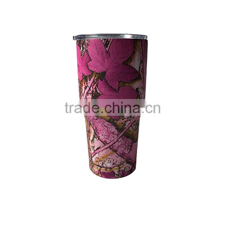 Double Wall Vacuum Insulated Travel Insulated Tumbler With Lid