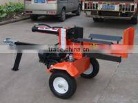 Italy Bologna Fair exhibited horizontal and vertical hydraulic Honda 6.5hp engine 16ton petrol powered wood splitter