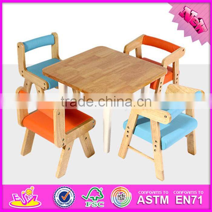 2016 new design baby wooden study desk., fashion kids wooden study desk, popular chidlren wooden study desk W08G179