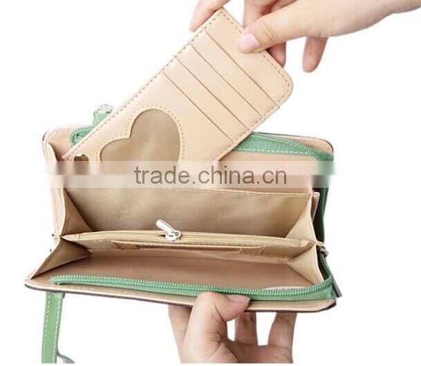 Leather Handle Wallet Case for Lady