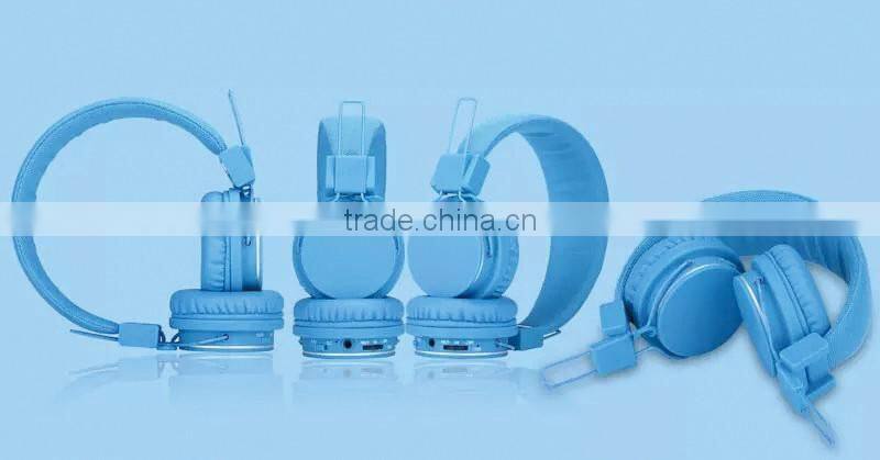 Good quality FM radio wireless sports headphone sexy girl pink bluetooth earphone