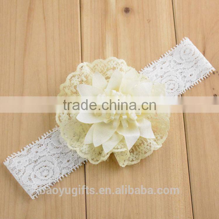 Hot Scolour 10PC Babys Headband Hairband Elastic Wave Point Bowknot Photography