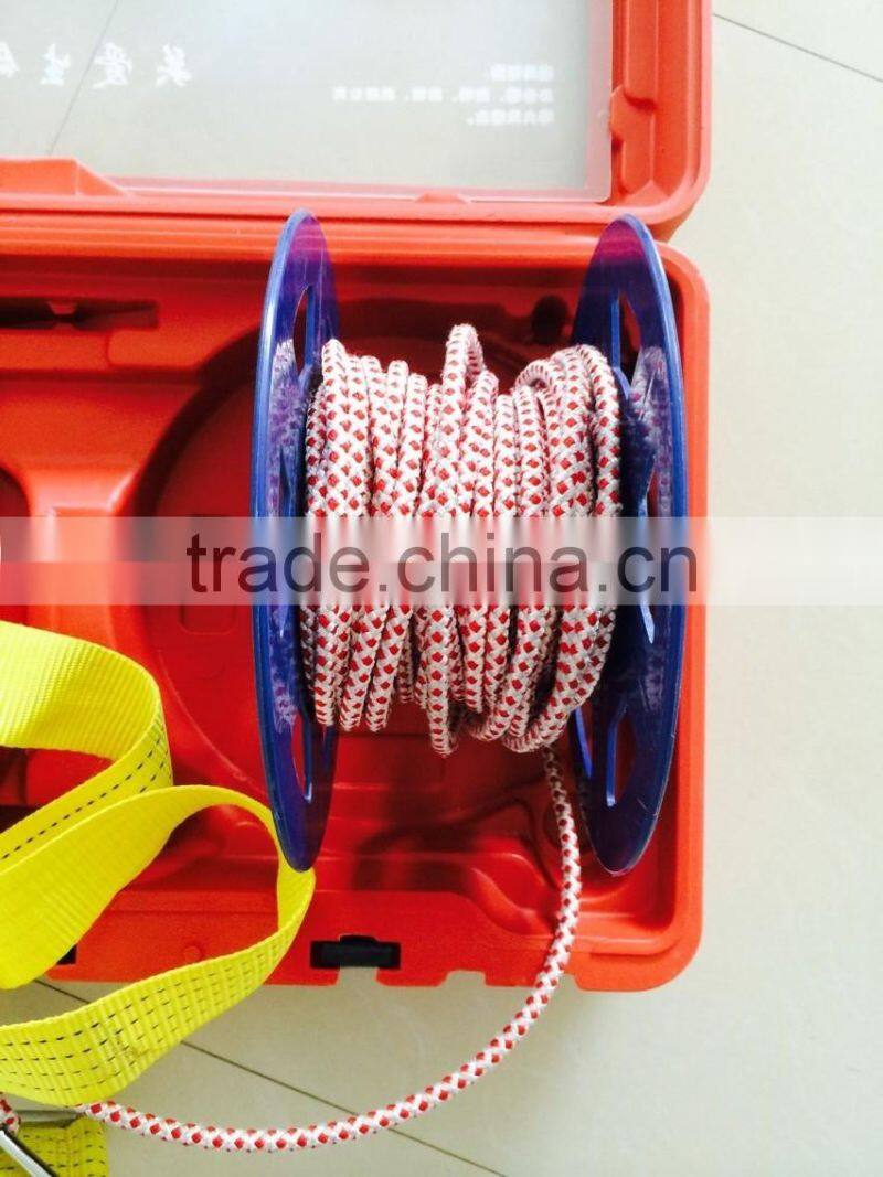 Hand control descent rescue device