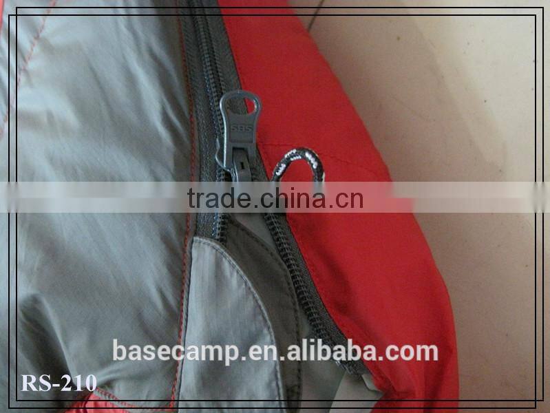 Mummy style down sleeping bag for hunting in cold weather