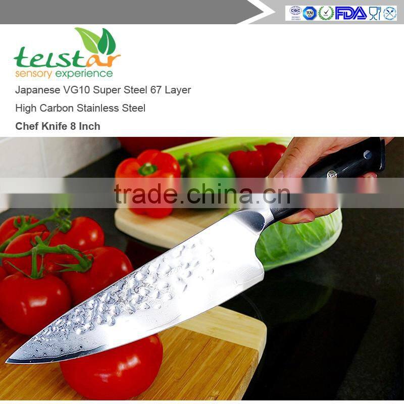 Best Quality Japanese VG10 Super Steel 67 Layer High Carbon Stainless Steel Chefs Knife