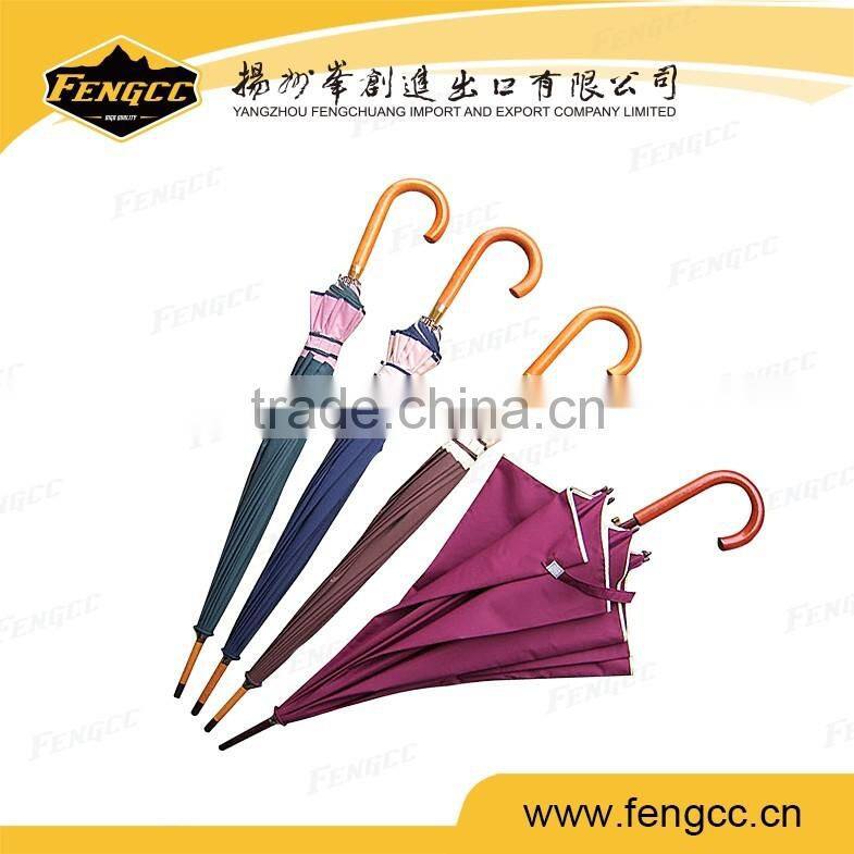 Hot Sale Custom Wooden Print Umbrella