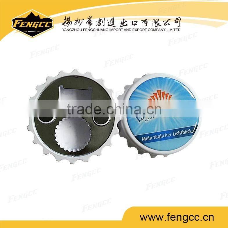 Promotion customized plastic magnet bottle opener for beer bottle