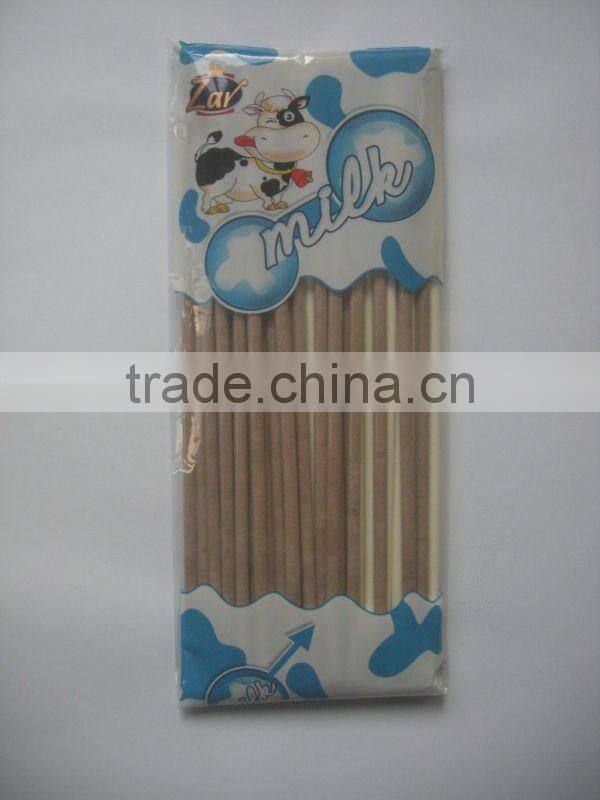 Chocolate Powder Filled Straw