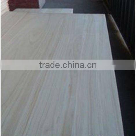 heze kaixin paulownia edge glued /strip wood ceiling