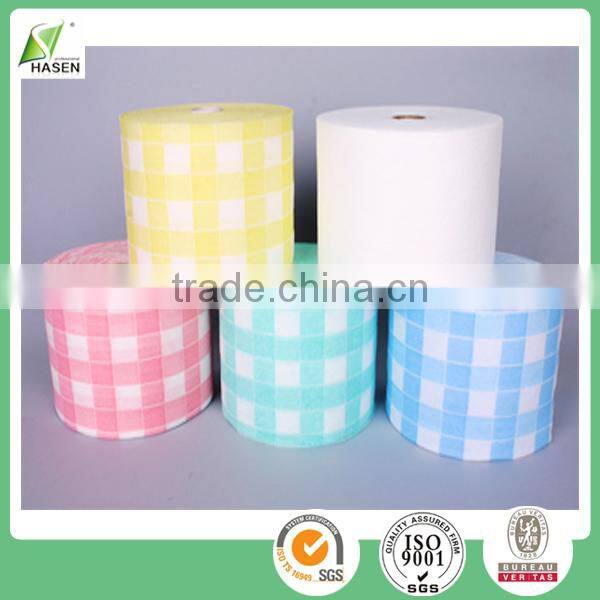 High quality Disposable Spunlace Nonwoven makeup soft tulle roll/tissue/soft towel roll Wholesale China