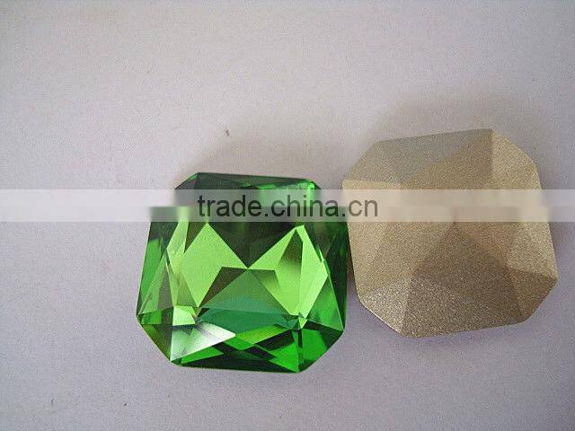 square shaped fashion colorful crystal