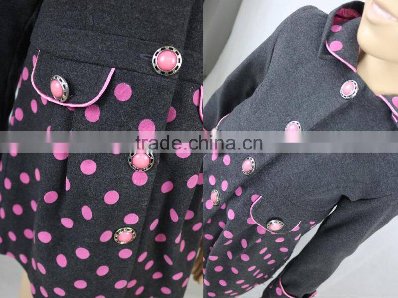 2016 Wholesale Children's Boutique Clothing Long Winter Coats Girls Coat