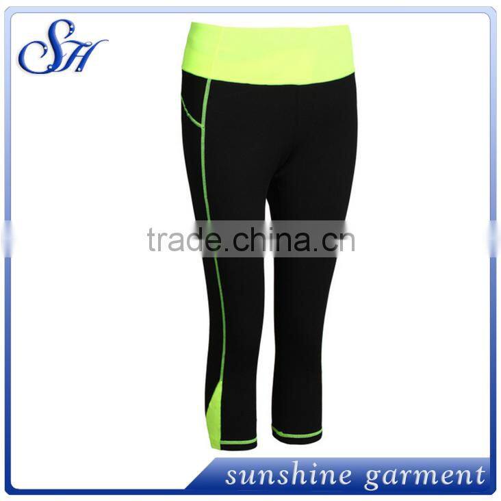 High elastic Quick-drying running fitness pants yoga pants 2017
