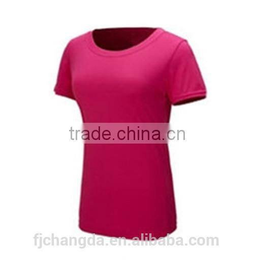 Breathable women blank sports shirts running&jogging wear from sportswear manufacturer