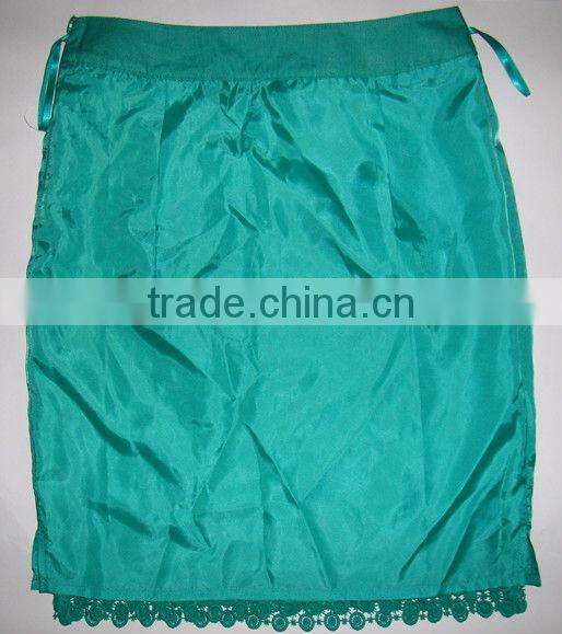 cotton lace skirt poly lining fashion colors sexy skirt