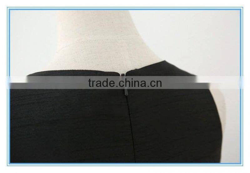 High Quality Lace Stitching Contrast Color Neck Collar Design Of Ladies Suits